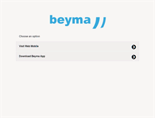 Tablet Screenshot of beyma.com